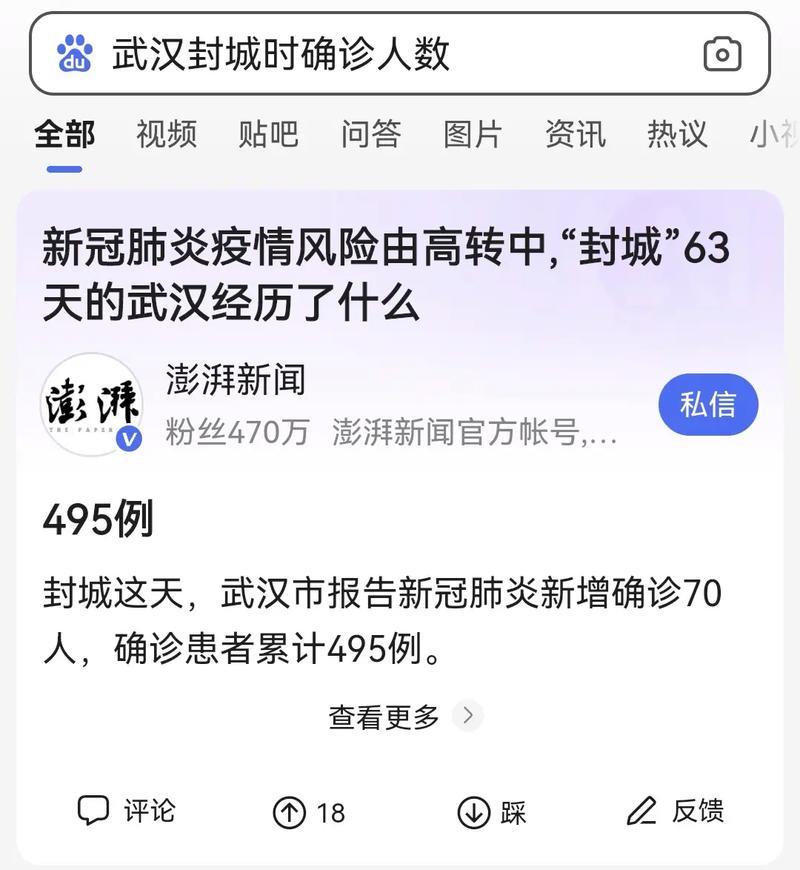 最新回顾，武汉封城时的疫情数据