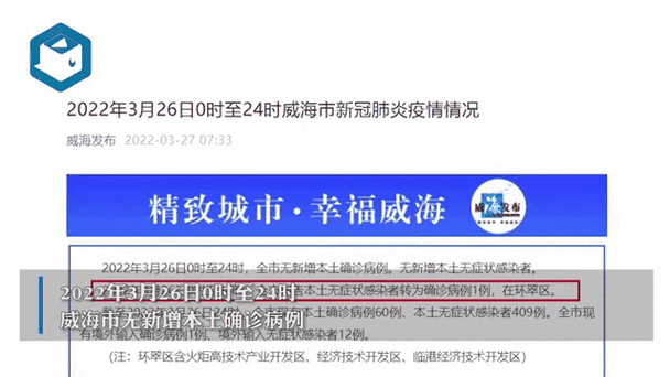 威海疫情最新数据及动态全解析